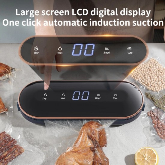 Професионална машина за вакуумиране на храна – 5 режима и LCD дисплей