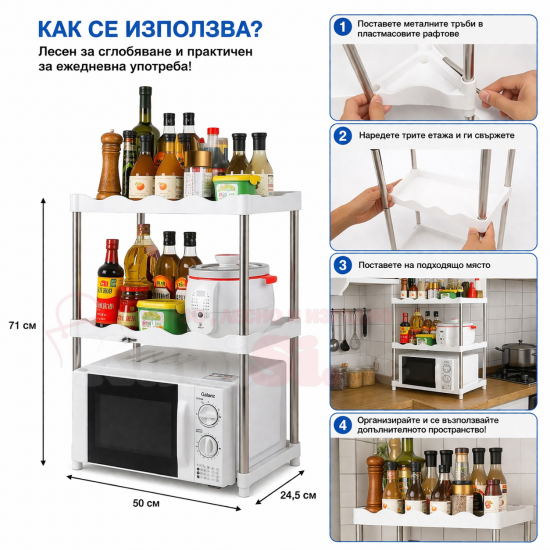 Стелаж за микровълнова