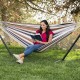 Двуместен хамак за градина – Уютен модел с калъф (200х150 см)