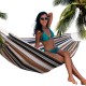 Двуместен хамак за градина – Уютен модел с калъф (200х150 см)