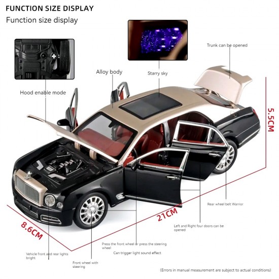 Метална кола Bentley – мащаб 1:24