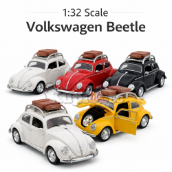 Ретро метална количка - Volkswagen Beetle