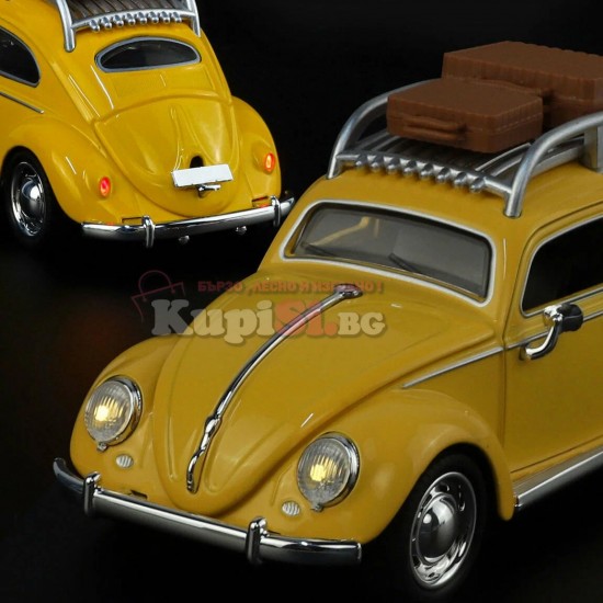 Ретро метална количка - Volkswagen Beetle