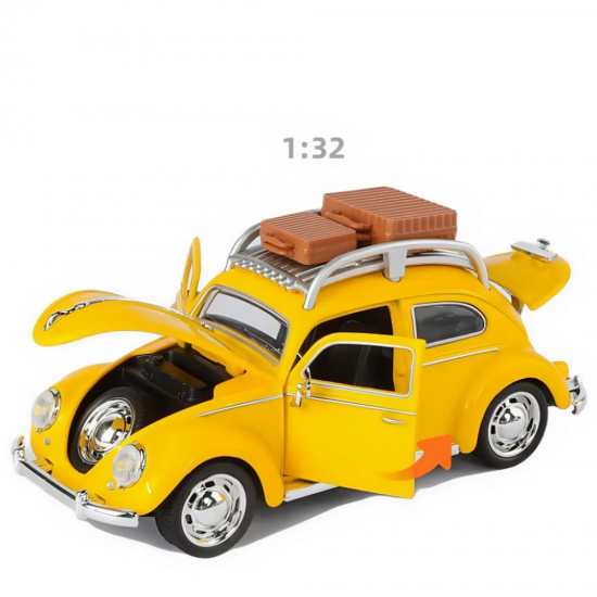Ретро метална количка - Volkswagen Beetle