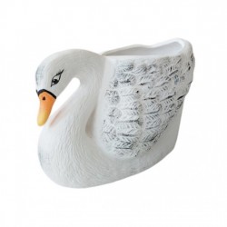 КЕРАМИЧНА САКСИЯ ЛЕБЕД
