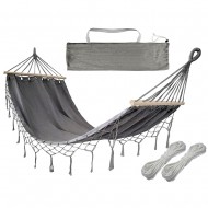 Сив Бохо хамак – Стил и комфорт (200х100 см)