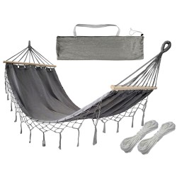 Сив Бохо хамак – Стил и комфорт (200х100 см)