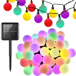 Соларен гирлянд - многоцветен 20/40 LED 