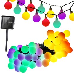 Соларен гирлянд - многоцветен 20/40 LED 