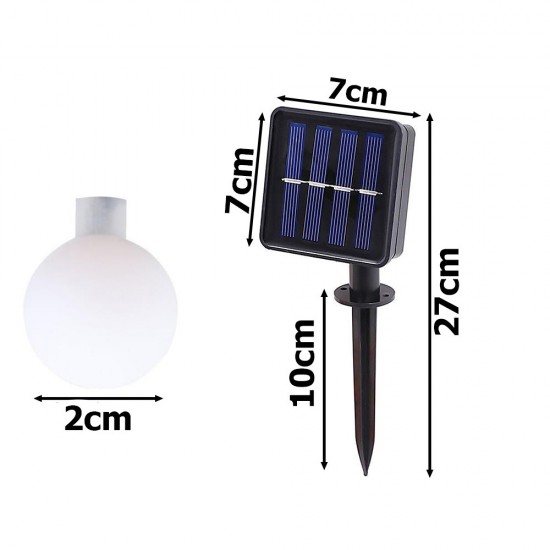 Соларен гирлянд - многоцветен 20/40 LED 