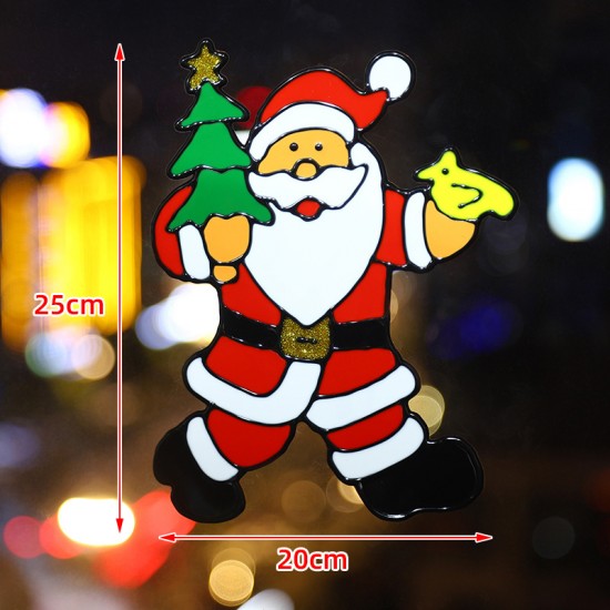 3 броя силиконови Коледни стикери