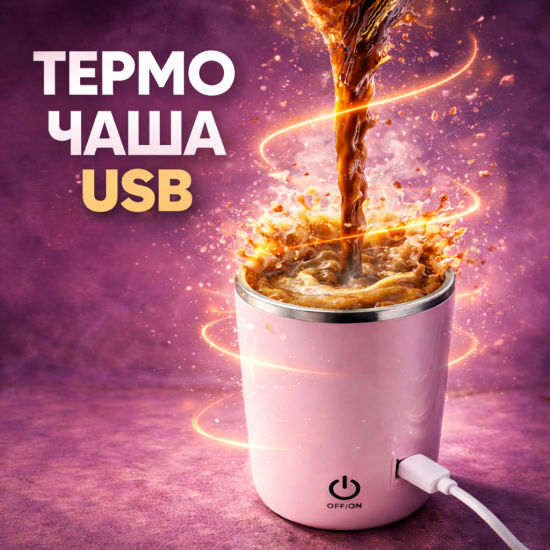 Саморазбъркваща се термо чаша