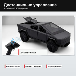 Метален пикап Tesla Cybertruck с дистанционно управление 
