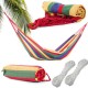 Туристически двоен хамак XXL – Раиран модел 200х150 см