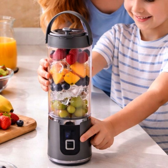 Преносим USB блендер за лед и замразени плодове - 500 мл