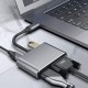 4в1 преходник- Type-C, HDMI 4K, VGA, USB