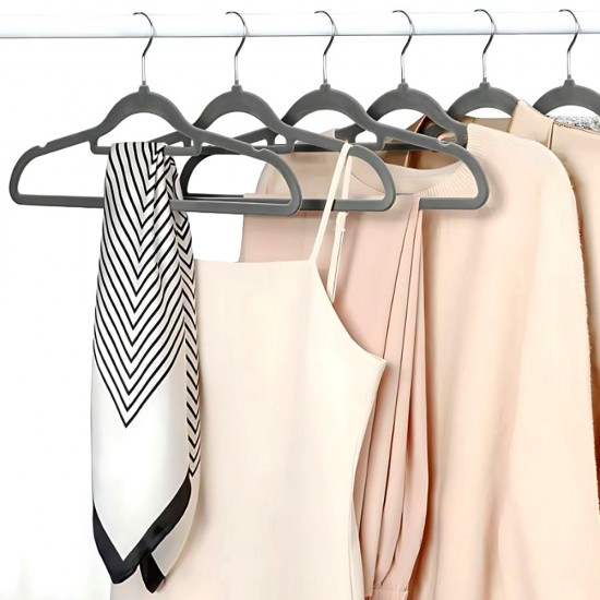 Велурени закачалки за дрехи - 20 броя
