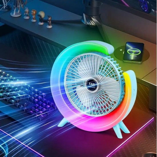 Вентилатор с LED светлини