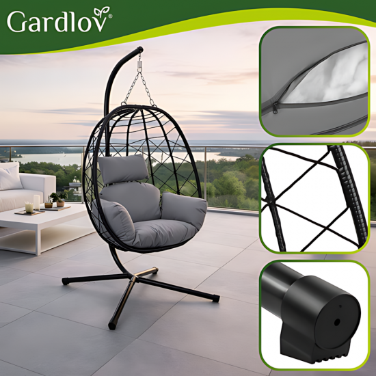 Висящ стол люлка тип гнездо GARDLOV (150 кг)