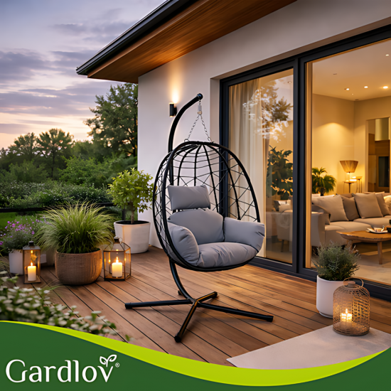 Висящ стол люлка тип гнездо GARDLOV (150 кг)