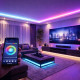 Водоустойчива RGB лента 5 м, приложение и дистанционно