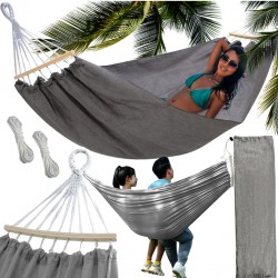 Здрав двоен хамак XXL със стабилизиращи летви – 200х150 см