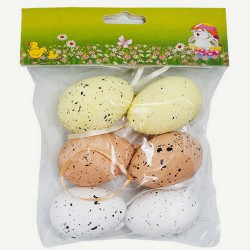 Комплект от 6 бр Великдрнски яйца