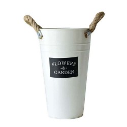 Метална кашпа за цветя