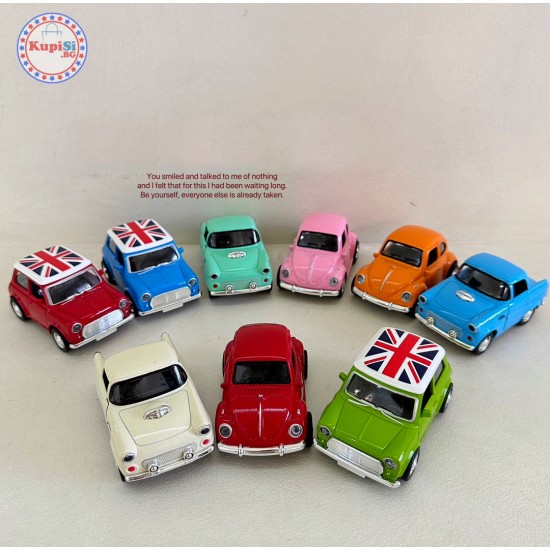 Метална играчка кола Mini Cooper Метална играчка кола Mini Cooper