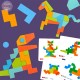 Образователен дървен пъзел Wisdom Puzzle