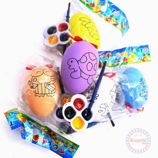 Яйце за оцветяване - творчески комплект за деца