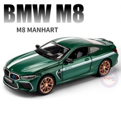 Метална кола BMW M8, 1:24, 4 цвята