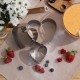 Комплект рингове за торта с форма на сърце - 3 броя Комплект рингове за торта с форма на сърце - 3 броя
