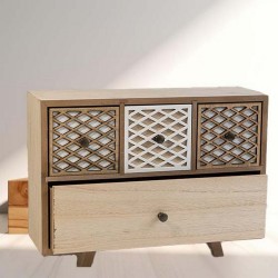 Дървена кутия за бижута - шкафче