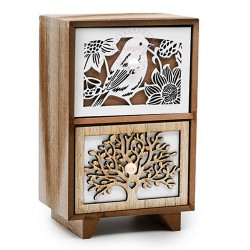 Кутия за бижута с чекмеджета