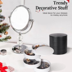 Стилна сгъваема бижутерка на 4 нива