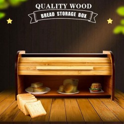 Кутия за хляб, Дървена