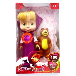 Комплект кукли Маша и мечока