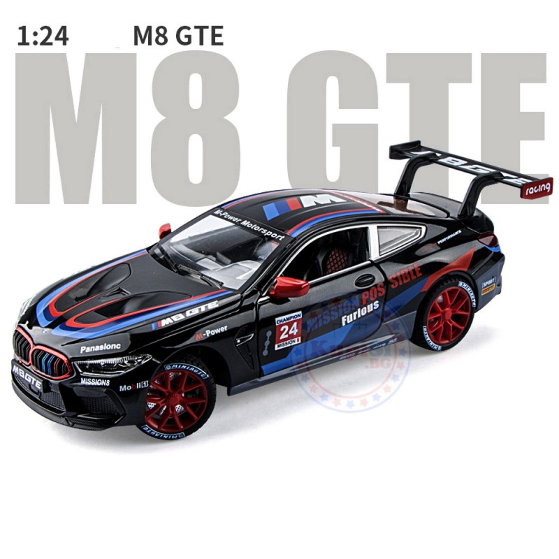 Метална кола BMW M8 GTE