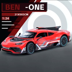 Метална кола Mercedes One, 1:24, 4 Цвята