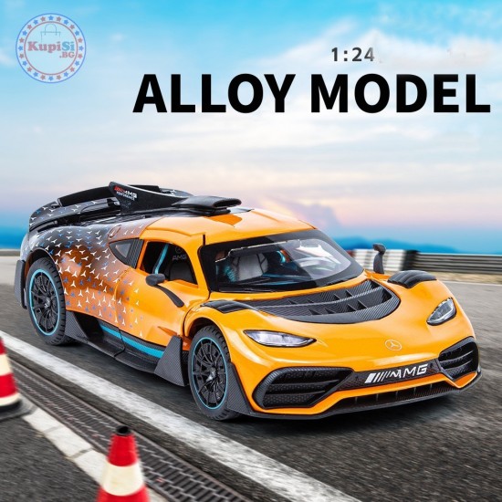 Метална кола Mercedes One, 1:24, 4 Цвята