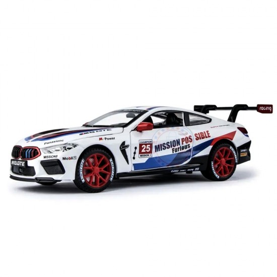 Метална кола BMW M8 GTE