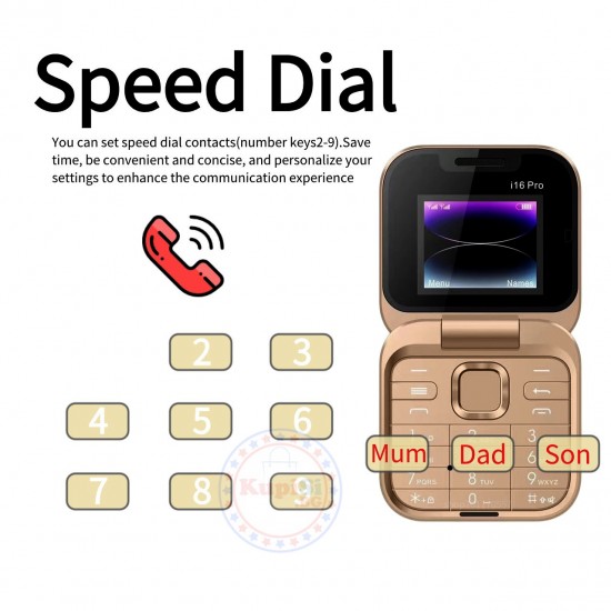 Сгъваем мини телефон Mini Flip, С 2 SIM карти Сгъваем мини телефон Mini Flip, С 2 SIM карти