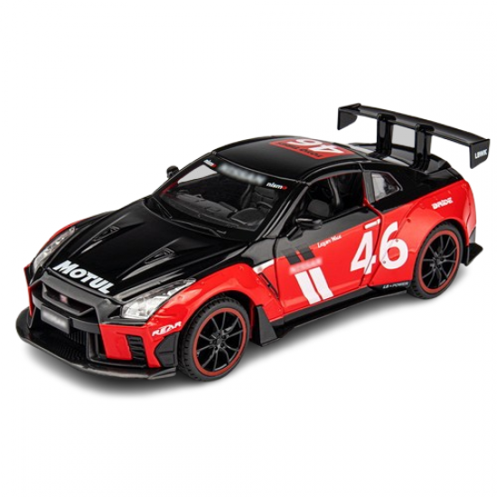 Метална кола Nissan GTR