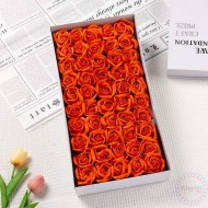 Сапунени рози - Оранжев  цвят