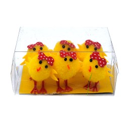 Комплект Великденски пиленца 6 бряо