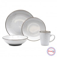 Сервиз за хранене 16 части - Бял