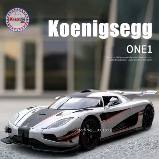 Метална спортна кола 1:24 мащаб Метална спортна кола 1:24 мащаб