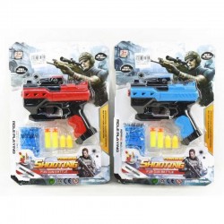 Детски пистолет с меки стрели и водни топчета