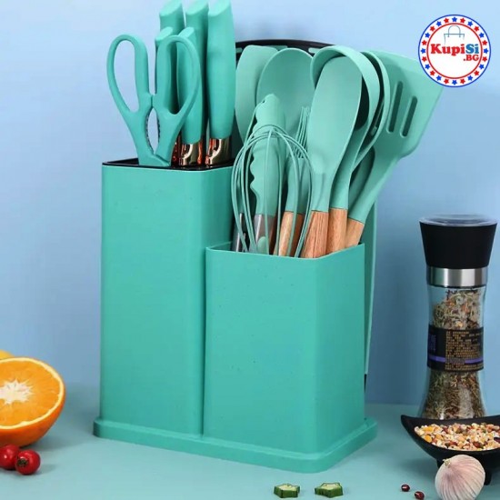 Комплект Ножове и Кухненски Прибори Комплект Ножове и Кухненски Прибори